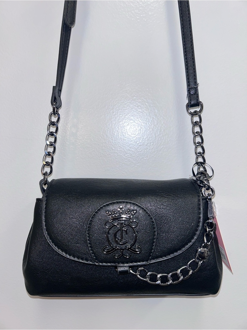 Juicy Royal Crest Crossbody Bag in Liquorice